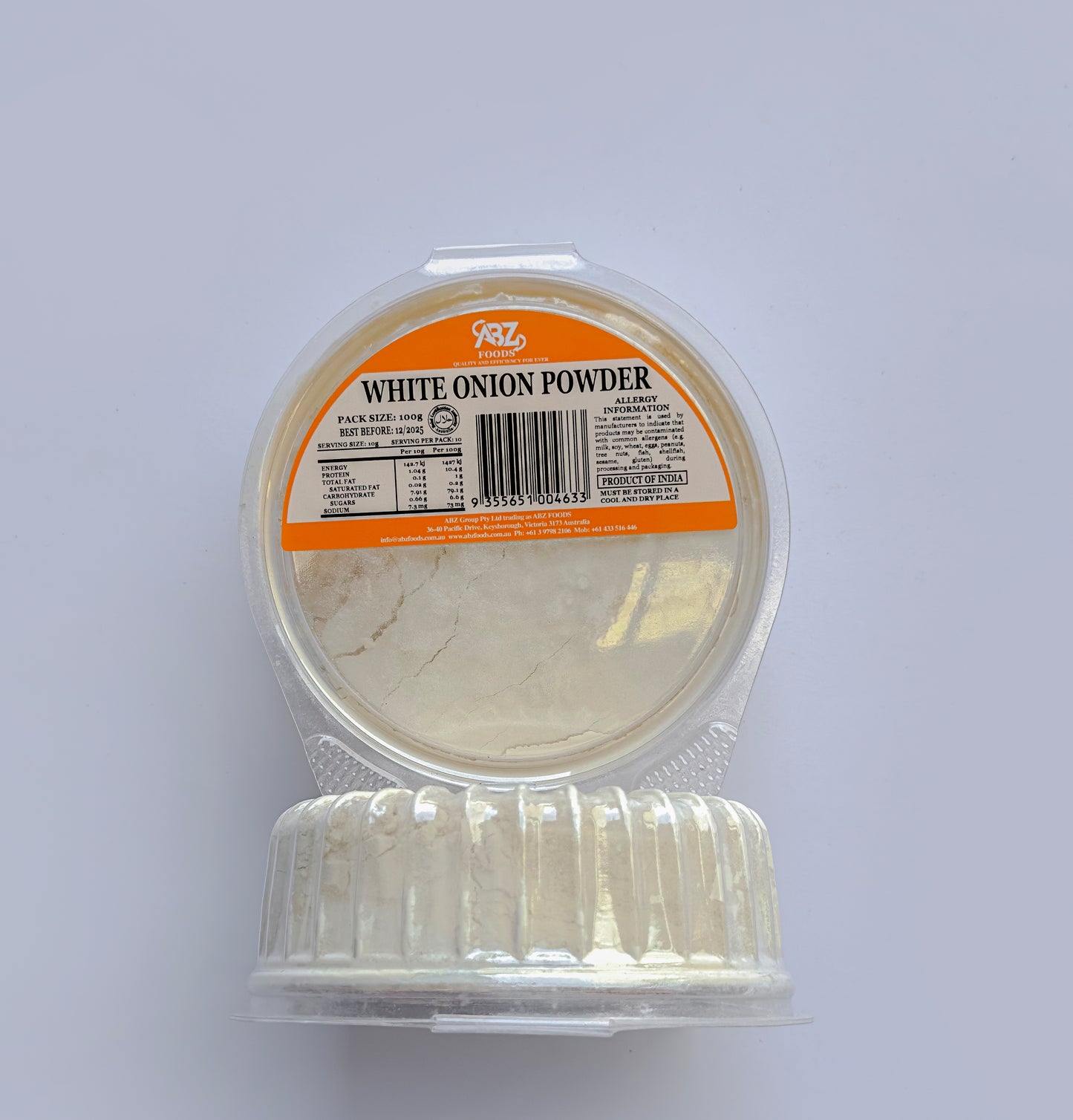 White Onion Powder