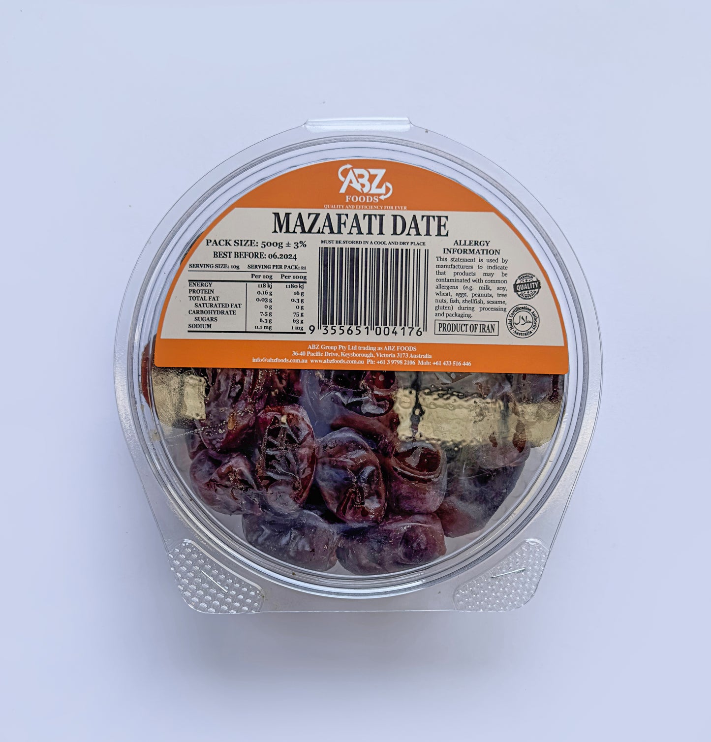 ABZ Mazafati Dates - Round