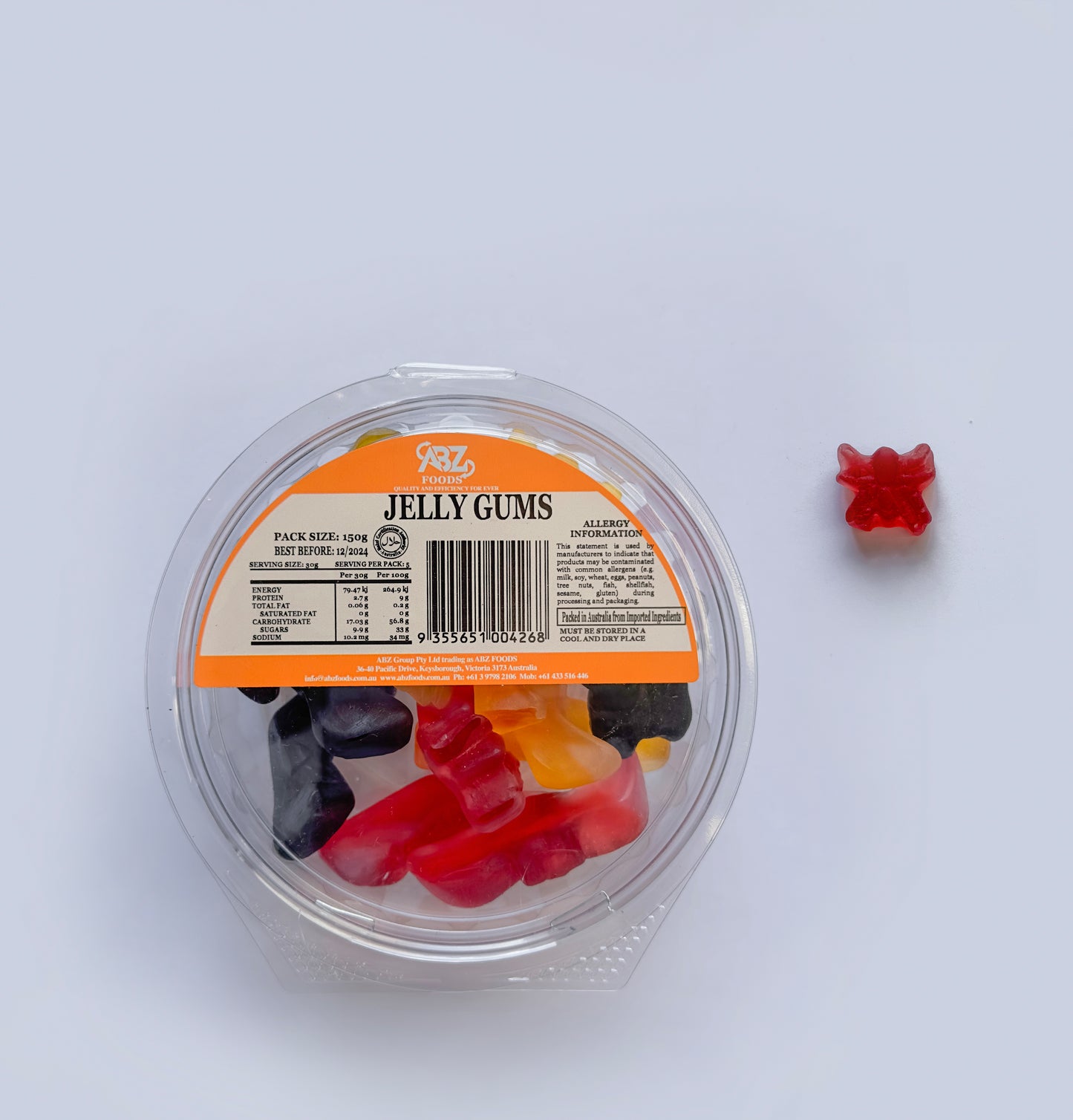 ABZ Scary Mix Jelly Gum- 150g*55