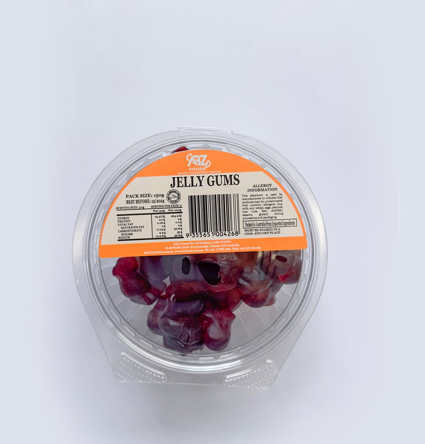 ABZ Lavashaki Plum Jelly Gum - 150g*55