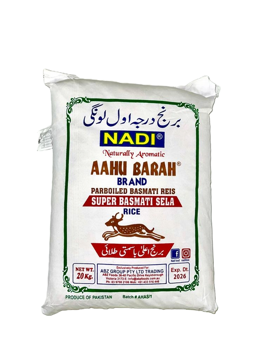 AAHU Barrah Basmati Rice 20Kg