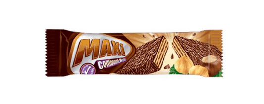 Maxi Hazelnut Chocolate Coated Wafer 15g